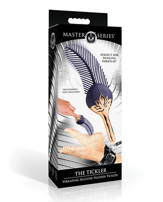 The Tickler Vibrating Silicone Feather Tickler